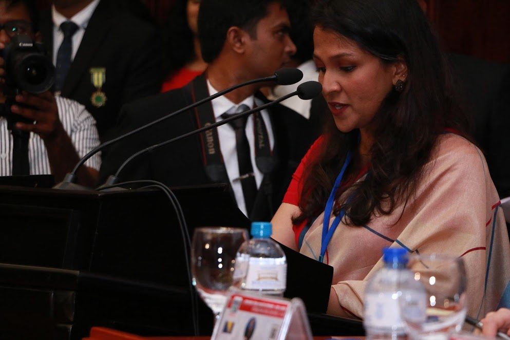 Delegates in session at the conference