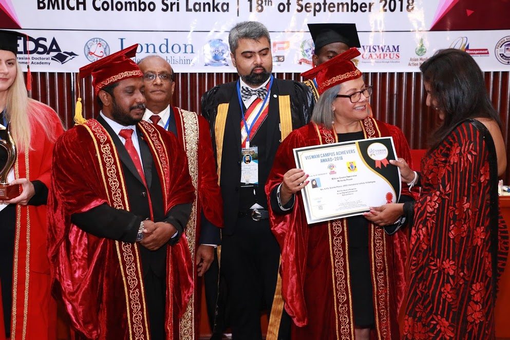 The International Peace Conference in session, Colombo — delegates in full ceremonial dress