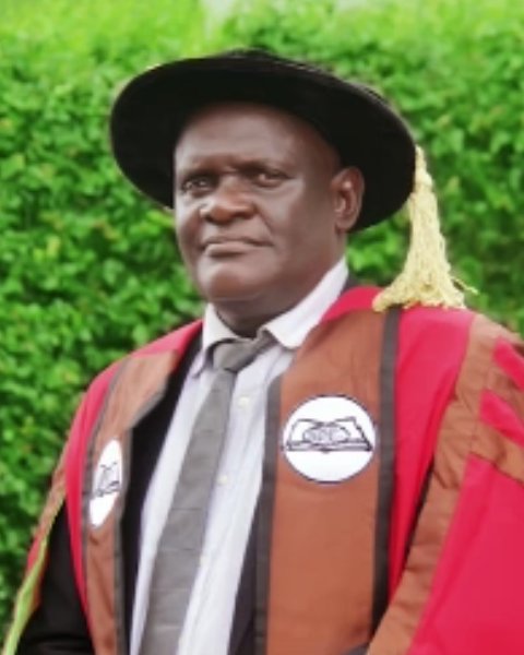 Prof. Maduabuchi Dukor in academic regalia